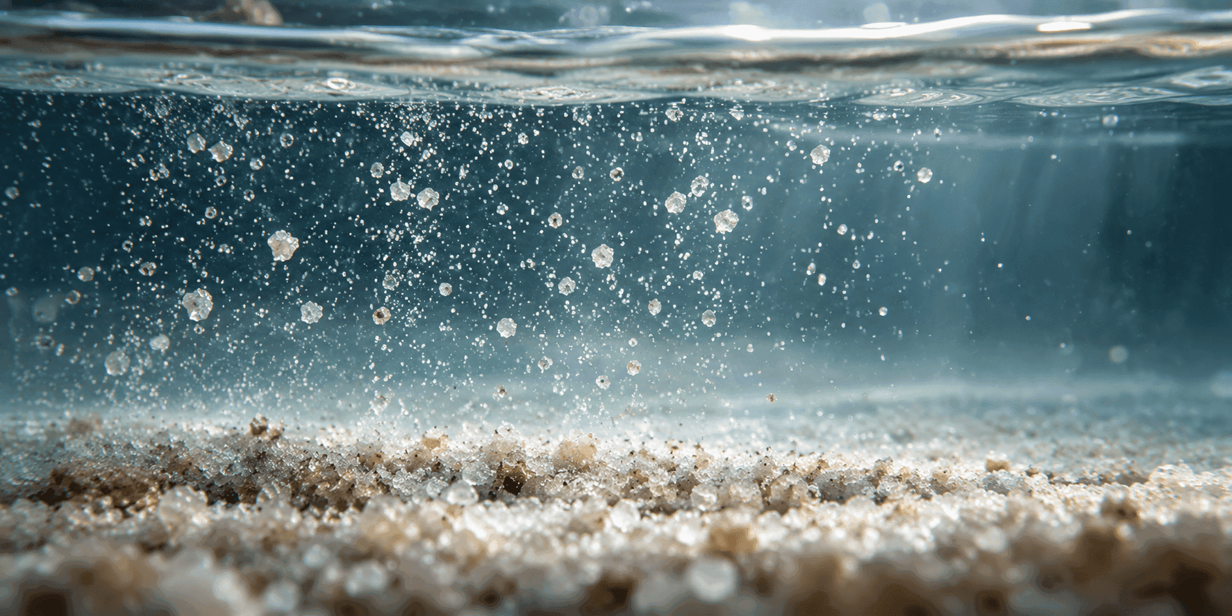 Natural settling of recovered brine